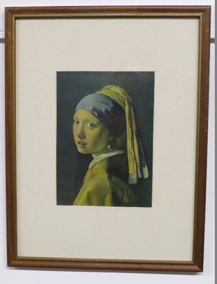 Johannes Vermeer - Girl With A Pearl Earring - Framed Print