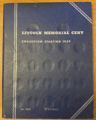 Lincoln Memorial Cent Collection Starting In 1959 To 1979 Incomplete