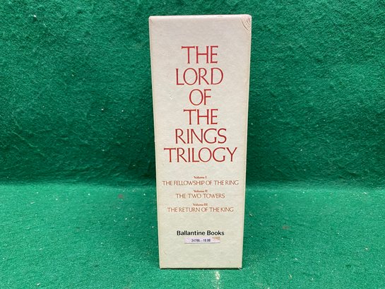 Tolkien. The Lord Of The Rings Trilogy. 3 Volume PB Boxed Set. (1973). First Few Pages Volume I Are Loose.