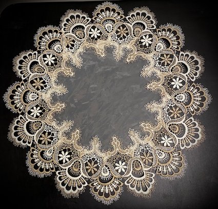 Gorgeous Contemporary Lace & Sheer Table Doilies