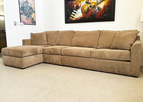 A Modern Sectional Sofa With Queen Sleeper!