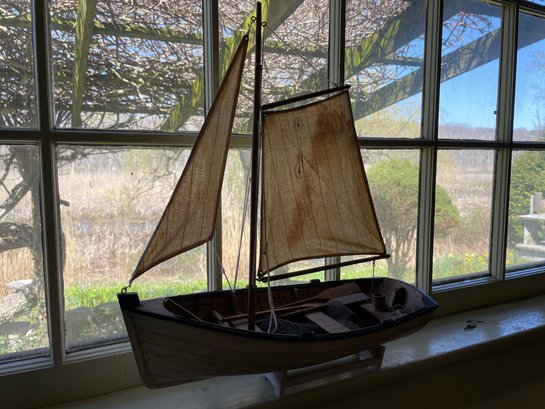 Vintage Sailboat Display.