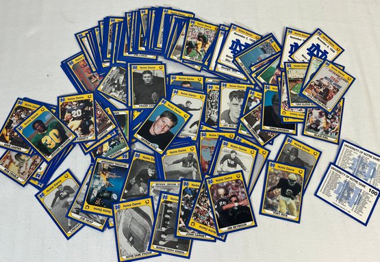200 Card Lot  Notre Dame Collegiate Collection 1990 Football Cards