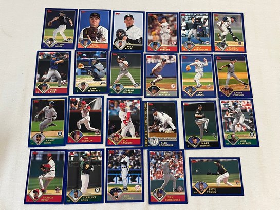 23 Topps Baseball Cards - 2002, 2003