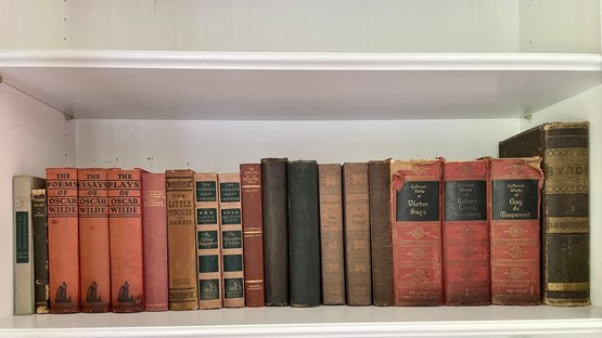 Collection Of Books Including Victor Hugo, Oscar Wilde & Byron