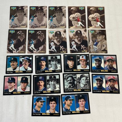 20pc Lot Of 1993 Pinnacle Baseball Sports Cards 10 Idols Cards, 10 Now & Then Cards