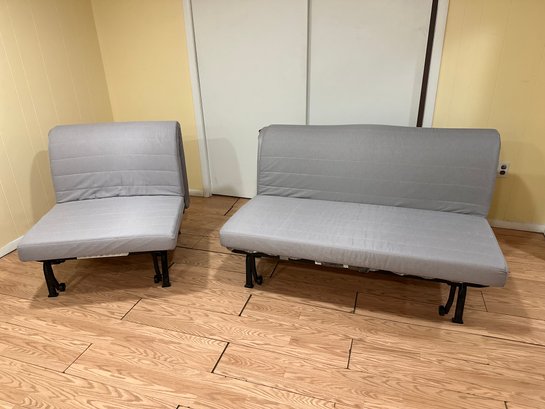 IKEA Lycksele Sleeper Sofa Set  W/ Covers