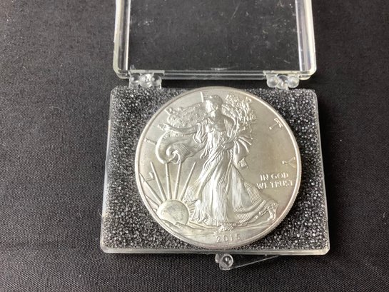 2015 Silver Eagle Dollar Coin (.999 Percent Silver)