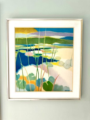 Lily Pond In Summer / Tdashi Asoma Lithograph Print