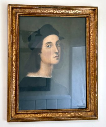 A Vintage Raphael Self Portrait Print