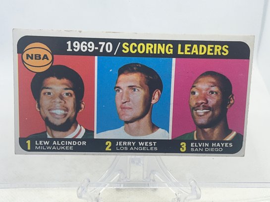 1970 KAREEM ABDUL JABAR Basketball Card- 1969 Scoring Leaders