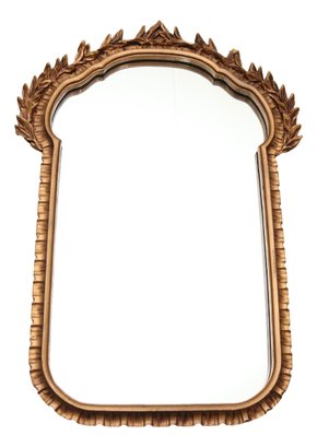Gold Laurel Leaf Arched Mirror