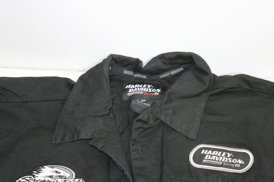 Harley Davidson Racing Shop Shirt Size 2XL