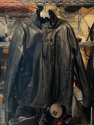 Marc New York Mens XL Leather Jacket