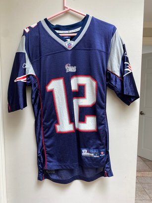 Tom Brady. New England Patriots Onfield Reebok No. 12 Football Jersey. Size Small. In Excellent Condition.