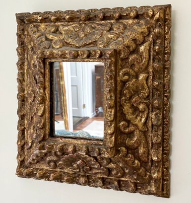 An Ornate Gilt Framed Mirror