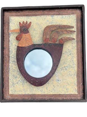 VTG Handmade Rooster Mirror