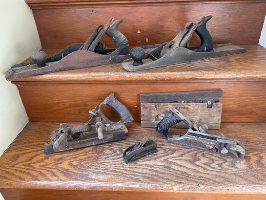 Collection Of Woodworking Hand Planes