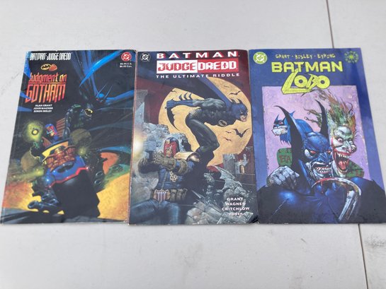 Comics DC Batman Judgment On Gotham, Judge Dredd And Batman Lobo
