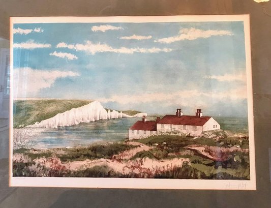 A Limited Edition Painting By John Murphy/ Framed Seascape/ Signed And Numbered