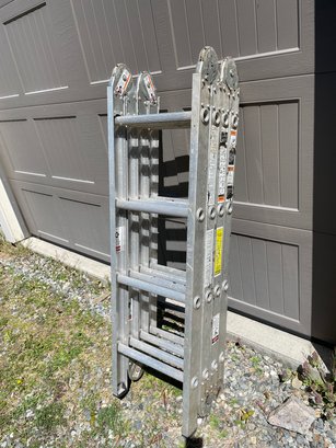 Warner Duty Master Folding Aluminum Ladder.