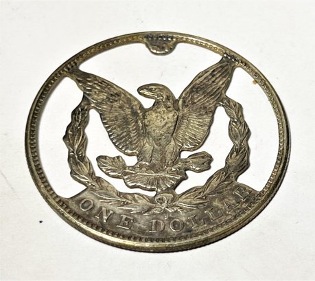 Morgan Silver Dollar Pendant Eagle