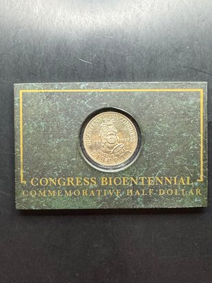 Collectible Coins Of America Congress Bicentennial Commemorative Half Dollar