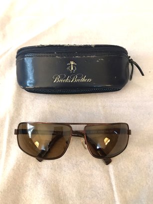 Brooks Brothers Sunglasses And Case
