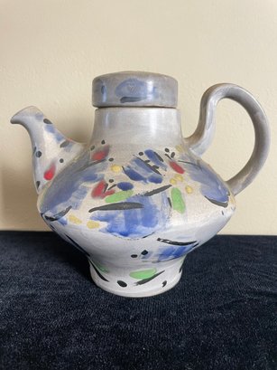 Signed Art Studio Ceramic Teapot