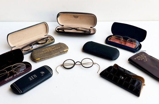 Vintage And Antique Glasses In Cases