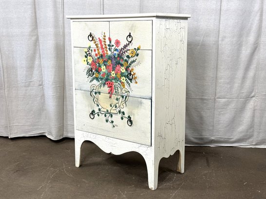 A Charming Hand-Painted Chest Of Drawers #2