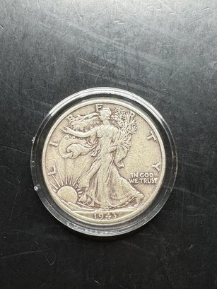 1943-D Walking Liberty Silver Half Dollar