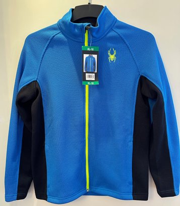 New With Tags Spyder Fleece Jacket, Youth Size Extra Large