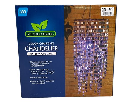 NIB! Wilson & Fisher LED Color Changing Chandelier - Please See Photos For MFG Specs