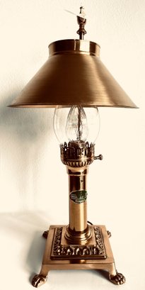 The Orient Express Paris To Istanbul Replica Adjustable Brass Table Lamp