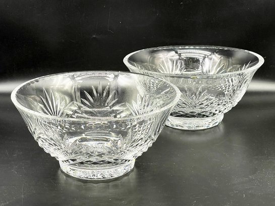 A Pair Of Wedgwood Crystal Fruit Bowls