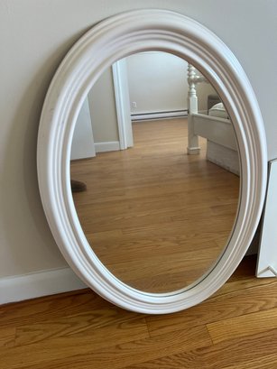 Painted Oval Ellipse Mirror