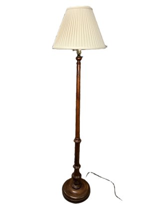 Reclaimed Wood Floor Lamp