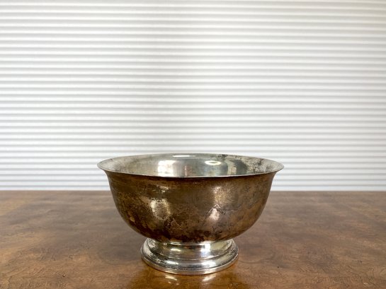 Sterling Footed Bowl - Paul Revere Reproduction Circa 1768 - Newport Sterling -373.5g