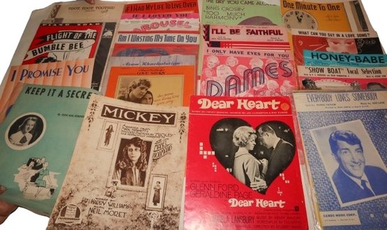 Huge Lot Of Sheet Music From Your Favorites