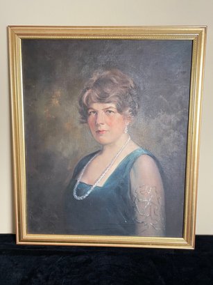 Framed Oil Painting Portrait