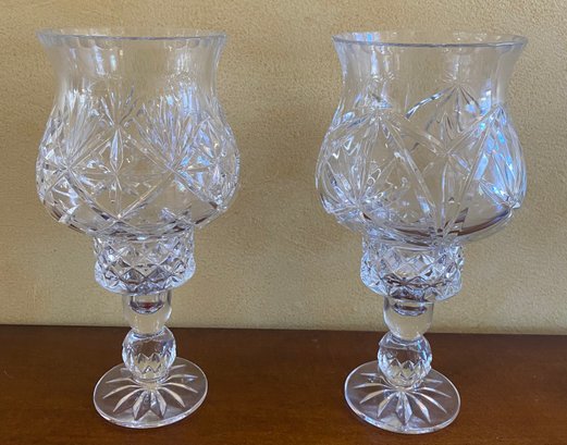 Pair Of Two Part Candle Holders