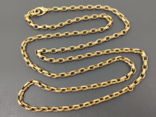DESIGNER DNKY GOLD TONE LINK CHAIN NECKLACE
