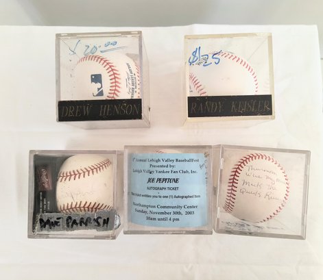 Lot Of Signed/or Attributed Baseballs