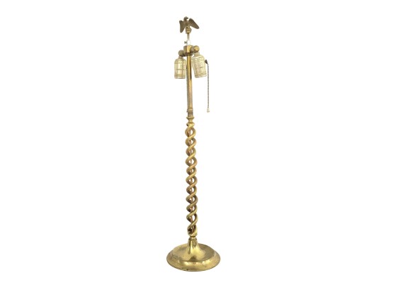 Stunning Vintage Solid Brass Lamp