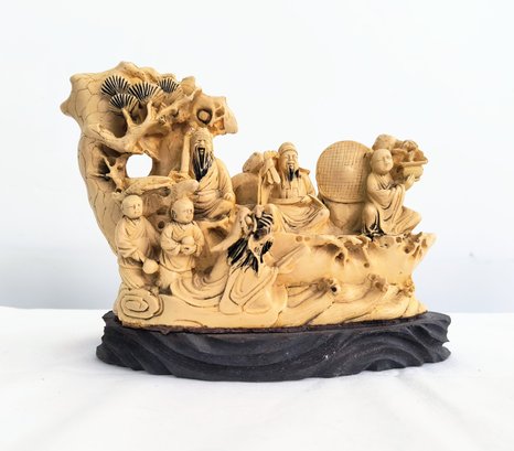 Exceptional Two-sided Asian Style Sculpture