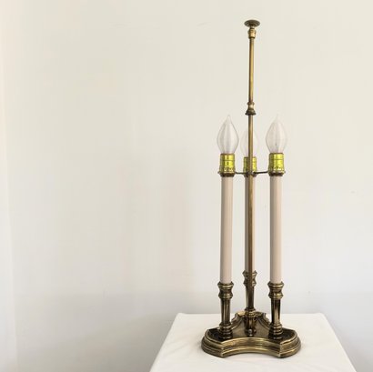 Vintage Stiffel Lamp In Brass