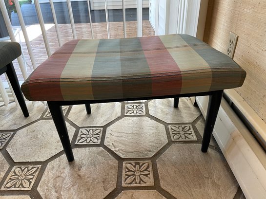 Mid Century Upholstered Stool-bench (Right)