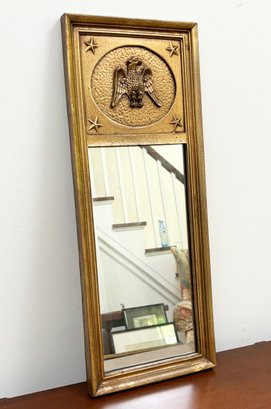 A Parcel Gilt Federal Trumeau Mirror