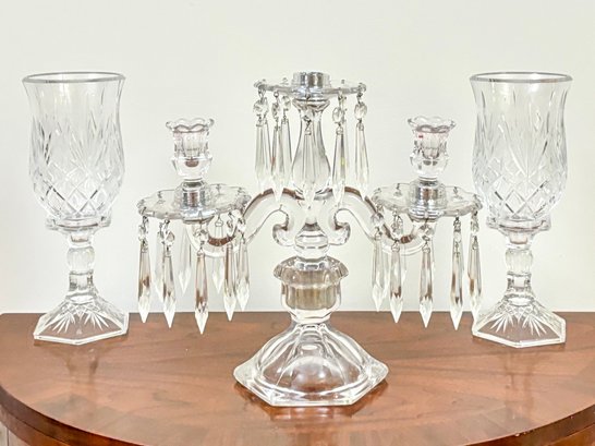 Shannon Crystal Hurricane Lamps And More
